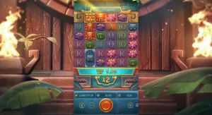 Giao diện chơi game quay hũ Kho Báu Aztec